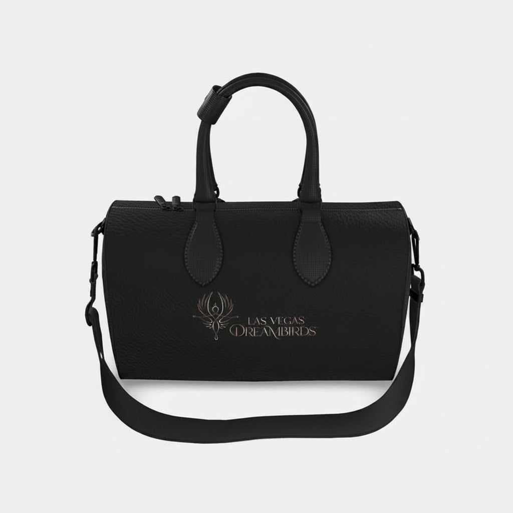 Black leather Duffle Bag LV DREAMBIRDS