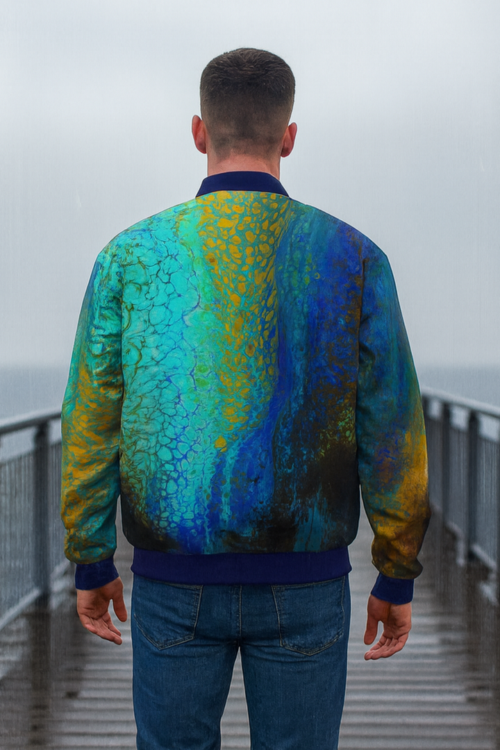 Mens Bomber Jacket Abyss