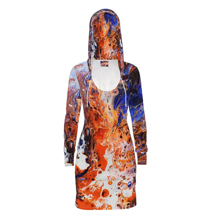 Winter Inferno hoodie dress