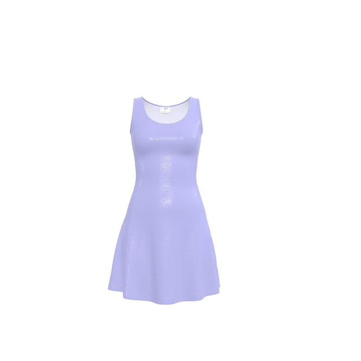 Velvet or Jersey skater dress French Lavender