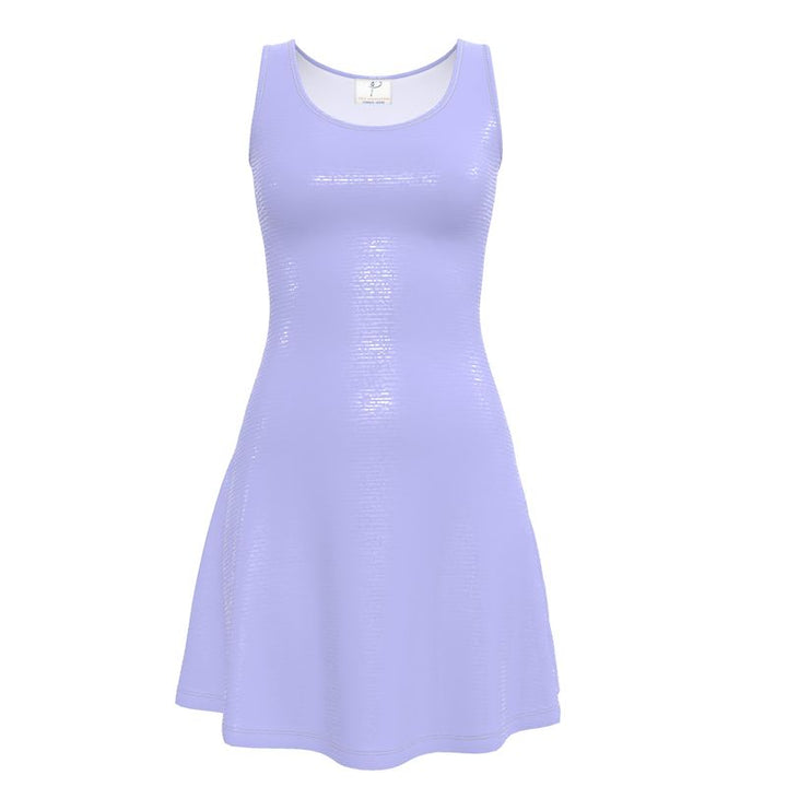 Velvet or Jersey skater dress French Lavender