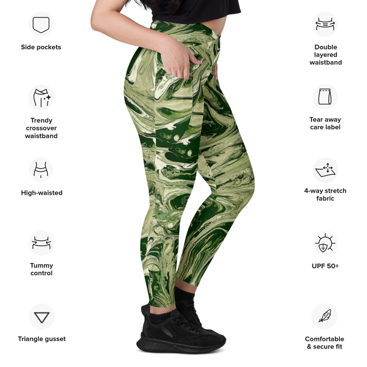 Crossover leggings with pockets Commando