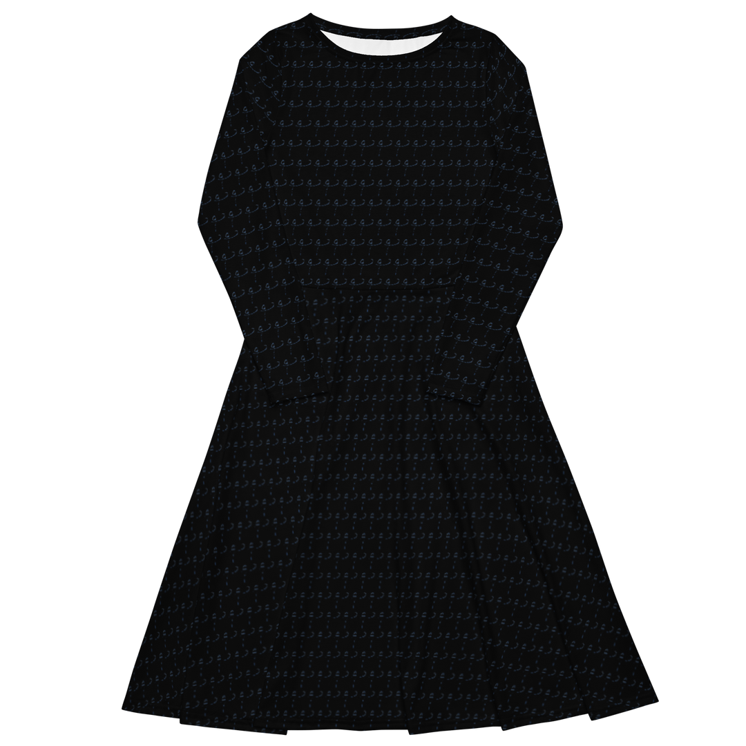 Midi dress Art Infinitum Black