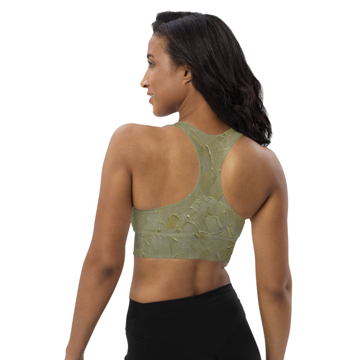 Longline Sports bra Gold WandY