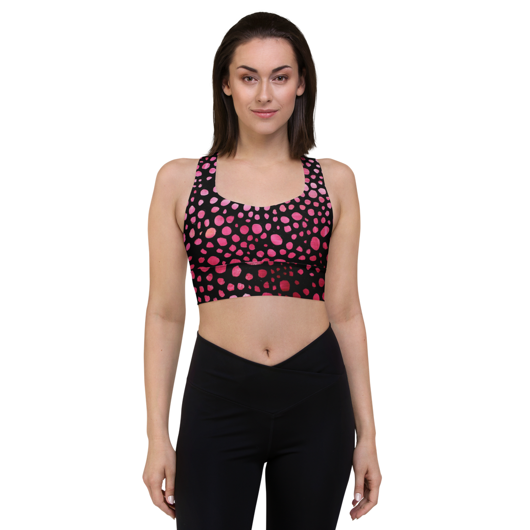 Longline Sports bra Pink