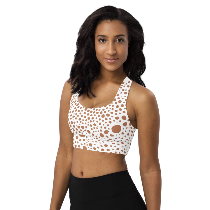 Longline Sports bra Snow Pink