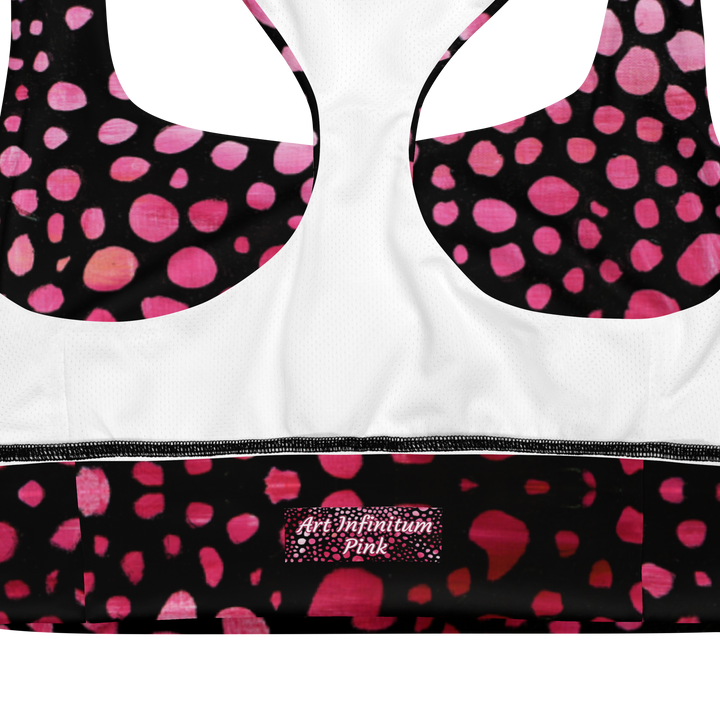 Longline Sports bra Pink