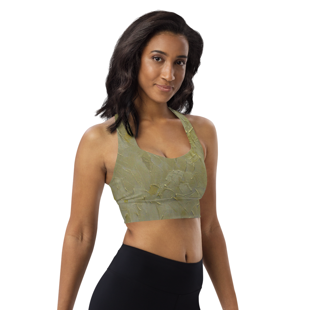 Longline Sports bra Gold WandY