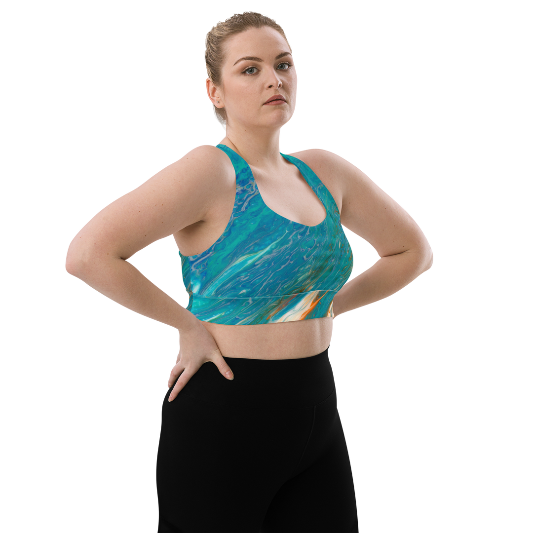 Longline Sports bra Dolphin