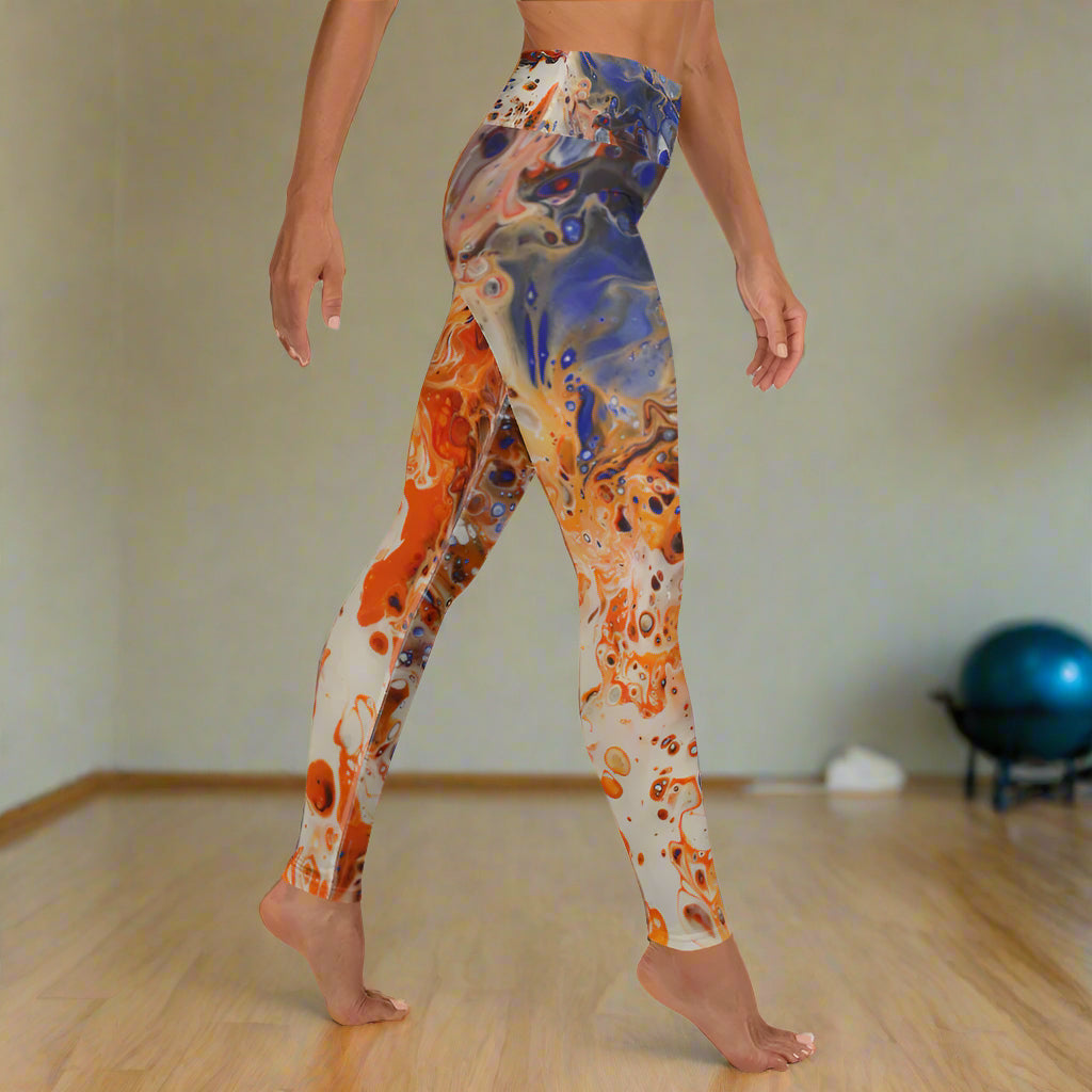 Yoga Leggings Winter Inferno