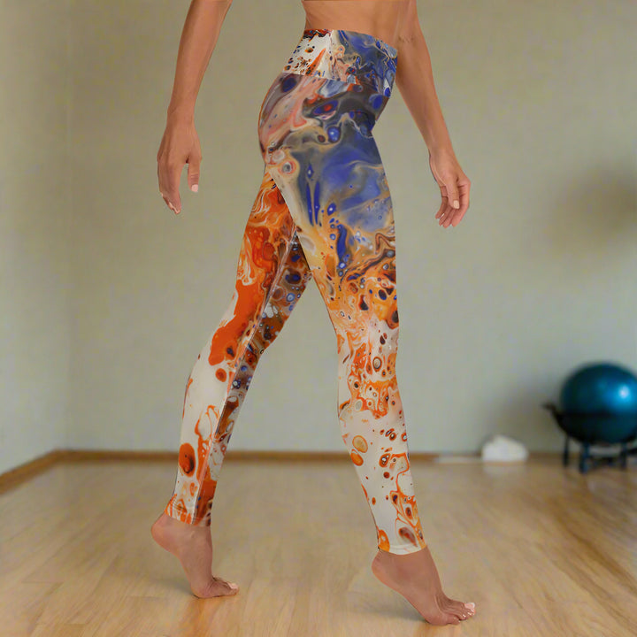 Yoga Leggings Winter Inferno